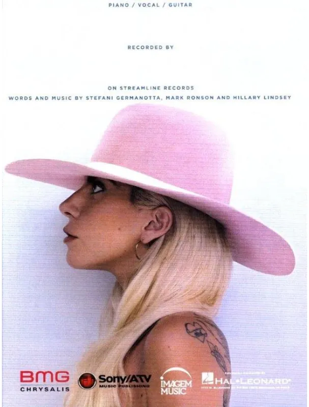 Lady Gaga Million Reasons (noty na klavír, zpěv, akordy) Super Cena