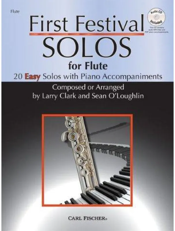 Víkendová Akce Larry Clark/Sean O‘Loughlin First Festival Solos - Flute (noty na příčnou flétnu, klavír) (+audio)
