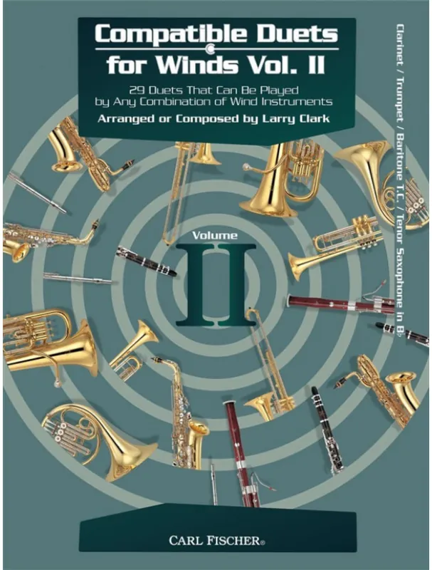 Larry Clark Compatible Duets for Winds 2 (noty na klarinet, trubku, baryton, tenorsaxofon) Koupit Online