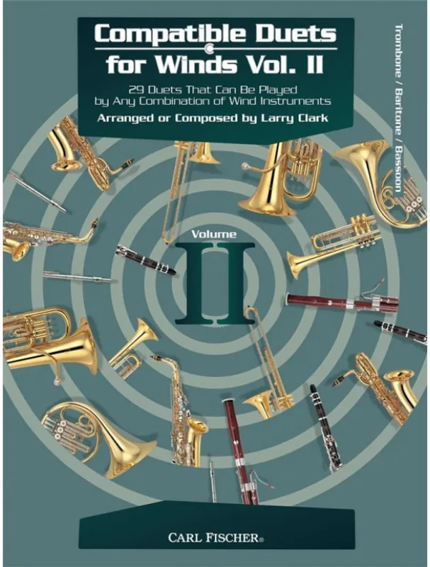 Larry Clark Compatible Duets for Winds 2 (noty na pozoun, baryton, fagot) Výprodej