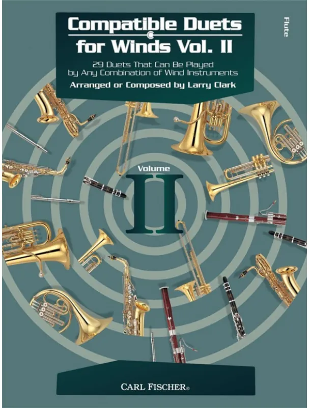 Larry Clark Compatible Duets for Winds 2 (noty na příčnou flétnu) Časově Omezené