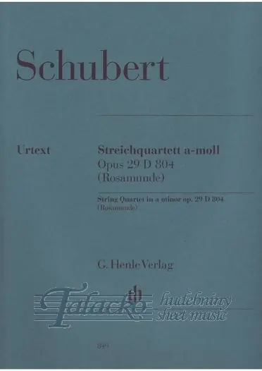 String Quartet a minor op. 29 D 804 (Rosamunde) Top Prodej