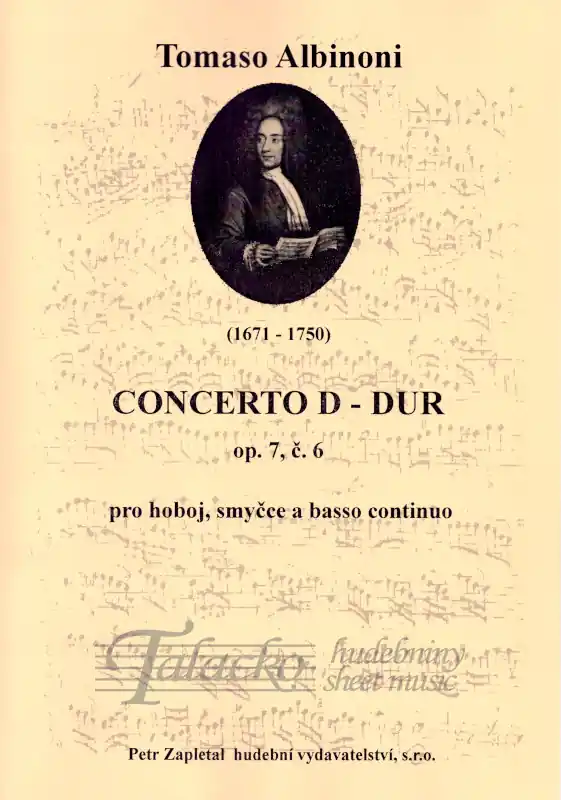 Výprodej Concerto D-Dur op. 7/6 (hoboj, smyčce a basso cont.)