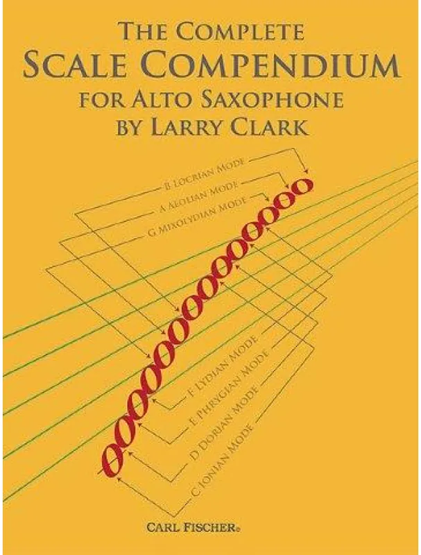 Ověřený Larry Clark The Complete Scale Compendium - Alto Saxophone (noty na altsaxofon)
