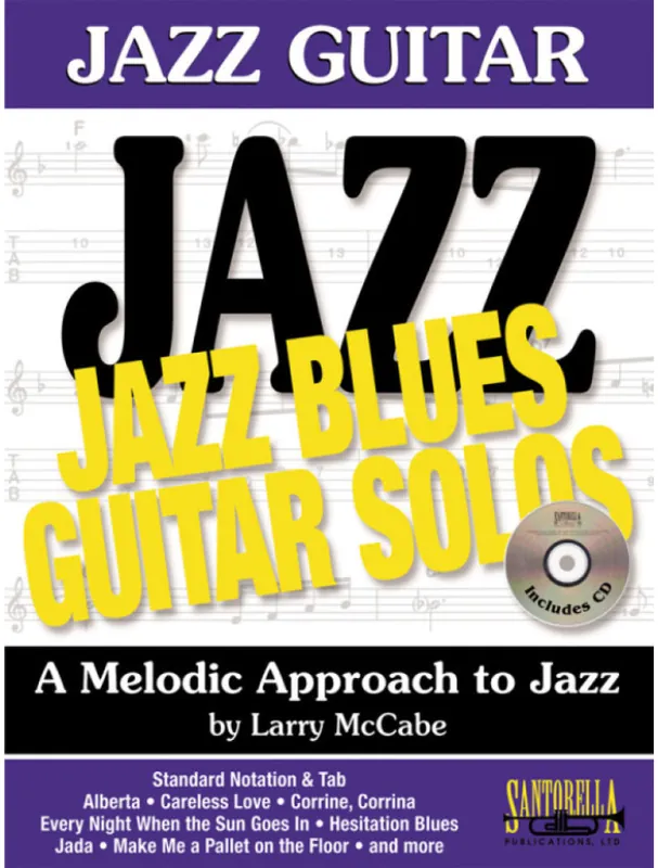 Ihned K Objednání Larry McCabe Jazz Blues Guitar Solos (noty, tabulatury na kytaru)(+audio)