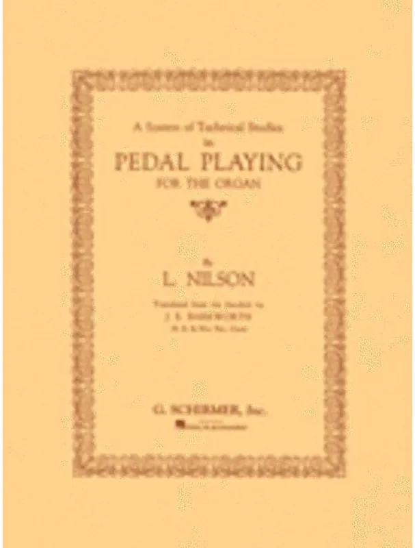 Lars Nilson System of Technical Studies in Pedal Playing (noty na varhany) Tovární Cena