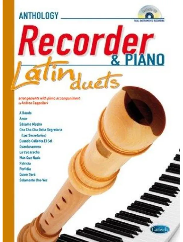 Pouze Dnes Latin Duets for Recorder & Piano (noty na zobcovou flétnu, klavír) (+audio)