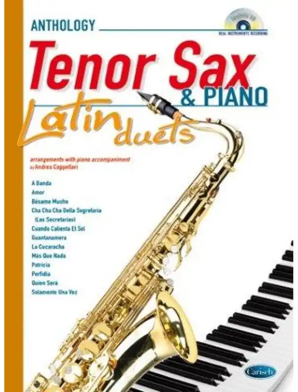 Latin Duets for Tenor Sax & Piano (noty na tenorsaxofon, klavír) (+audio) Speciální Cena