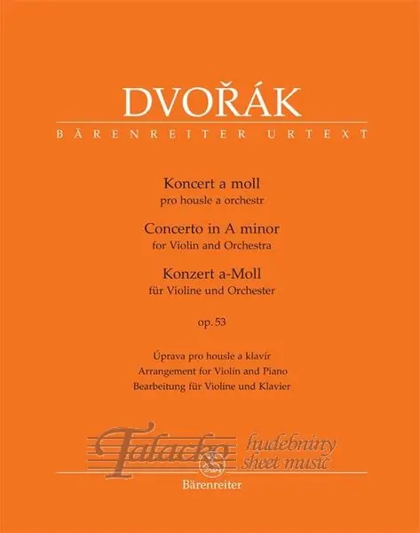 Koncert a moll pro housle a orchestr op. 53 Cenově Výhodný