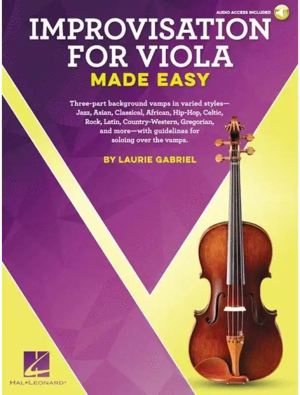 Laurie Gabriel Improvisation For Viola Made Easy (noty na violu) (+audio) Originální