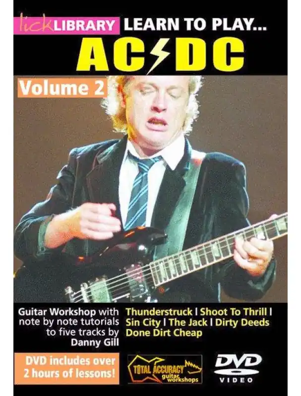 Oblíbený Learn To Play AC/DC 2 (video škola hry na kytaru)