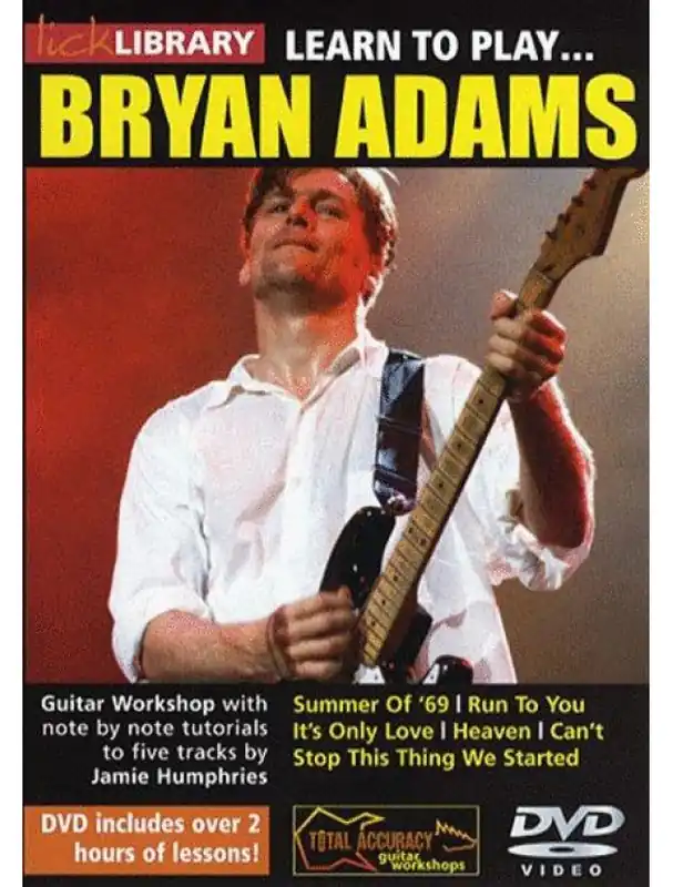 Learn To Play Bryan Adams (video škola hry na kytaru) Víkendová Akce