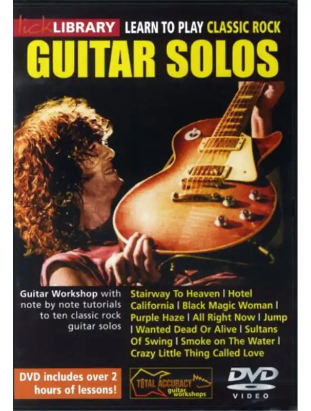 Learn To Play Classic Rock Guitar Solos (video škola hry na kytaru) Cenový Hit