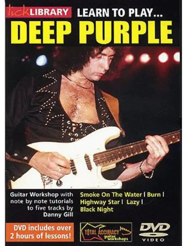 Learn To Play Deep Purple (video škola hry na kytaru) Nejprodávanější