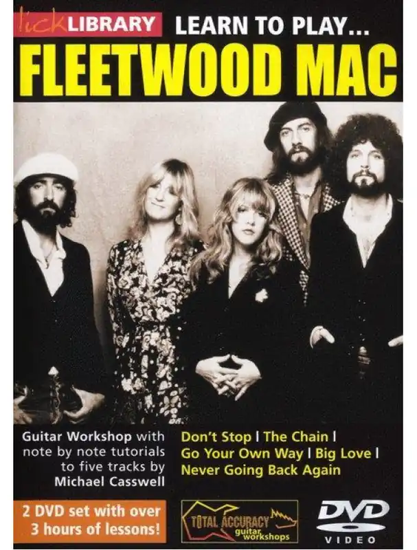 Learn To Play Fleetwood Mac (video škola hry na kytaru) Bezpečná Platba