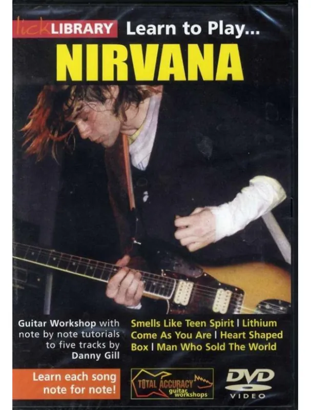 Learn To Play Nirvana (video škola hry na kytaru) Originální