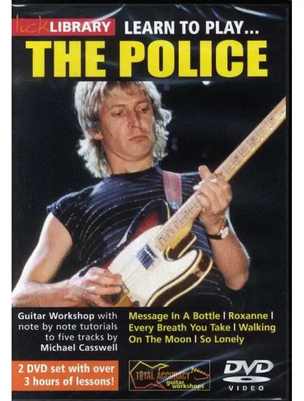 Objednat Nyní Learn To Play The Police (video škola hry na kytaru)