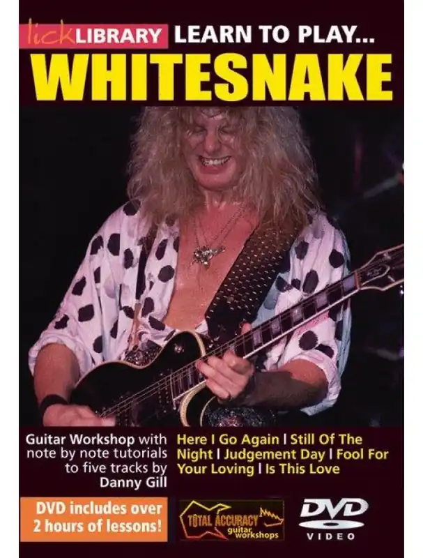 Learn To Play Whitesnake (video škola hry na kytaru) Koupit Online