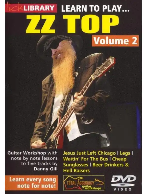 Must-Have Learn To Play ZZ Top 2 (video škola hry na kytaru)