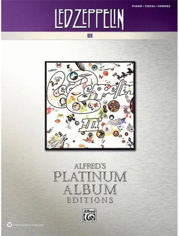 Led Zeppelin III - Platinum Edition (noty na klavír, zpěv, akordy) Zlevněný