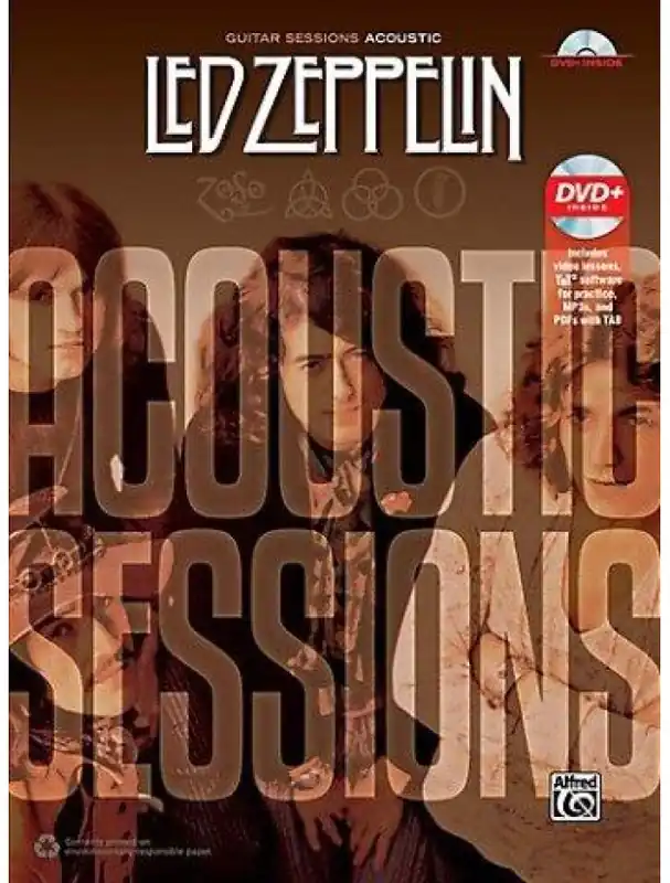 Led Zeppelin Acoustic Sessions (noty, tabulatury na kytaru) (+DVD) Nejlepší Cena