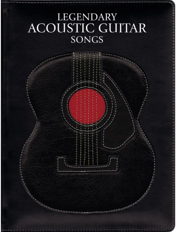 Cenový Hit Legendary Acoustic Guitar Songs - dárkový box, koženkový obal (noty, tabulatury na kytaru)