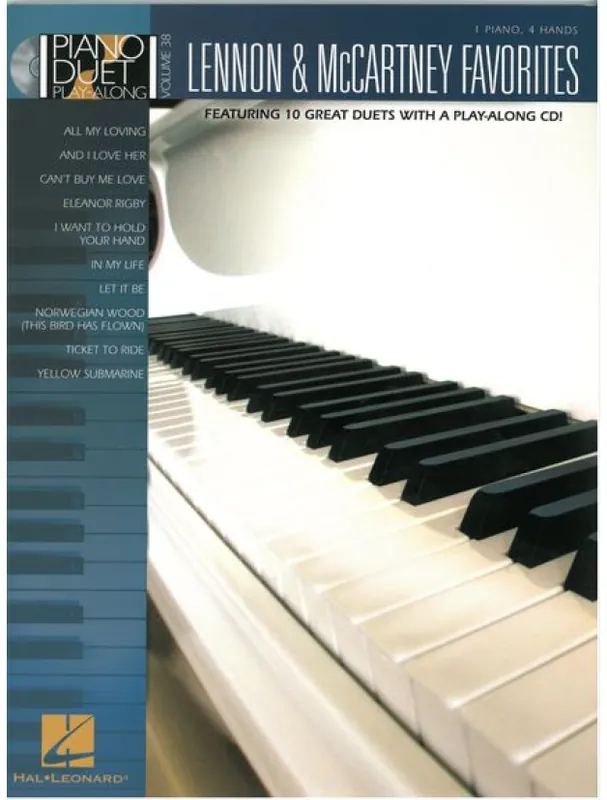Speciální Cena Lennon And McCartney Favourites - Piano Duet Play-Along 38 (noty, čtyřruční klavír) (+audio)