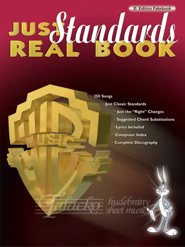 Originální JUST STANDARDS REAL BOOK ES EDITION