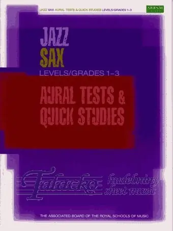 Jazz Sax Aural Tests & Quick Studies Levels Grades 1-3 Super Cena