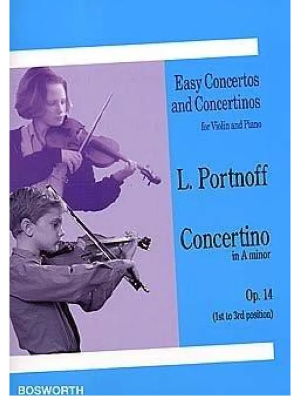Novinka Leo Portnoff Concertino in A Minor For Violin And Piano Op.14 (noty na housle, klavír)