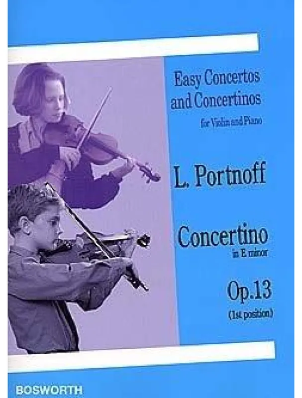 Akční Nabídka Leo Portnoff Violin Concertino In E Minor Op.13 (noty na housle, klavír)