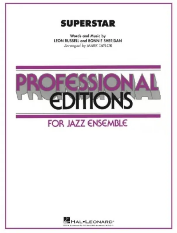 Sleva Leon Russell Superstar - Trombone Feature (noty pro jazzový orchestr, party, partitura)