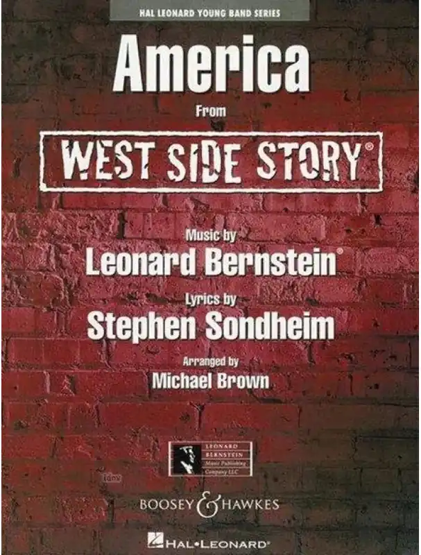 Aktuální Leonard Bernstein America From the West Side Story (noty pro školní orchestr, party, partitura)