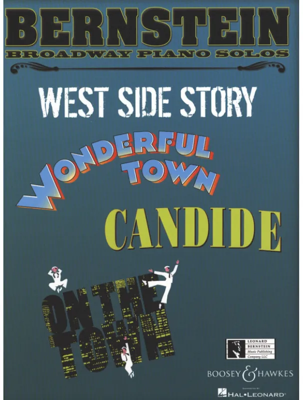 Tovární Cena Leonard Bernstein Broadway Piano Solos (noty na klavír)