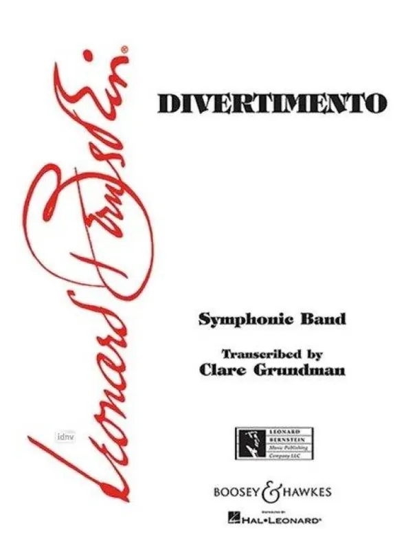 Super Cena Leonard Bernstein Divertimento (noty pro symfonický orchestr, party, partitura)