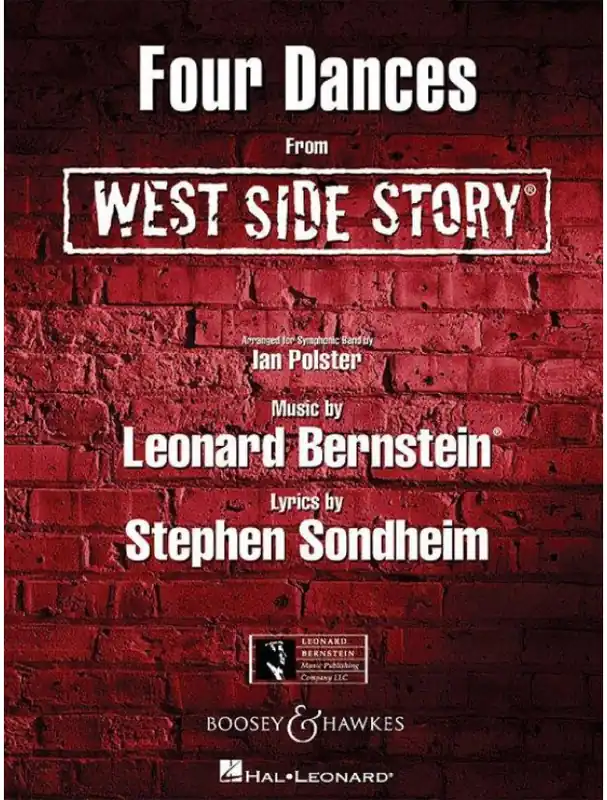 Akce Leonard Bernstein Four Dances from West Side Story (noty pro koncertní orchestr, party, partitura)