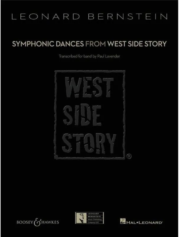 Leonard Bernstein Symphonic Dances from West Side Story (noty pro koncertní orchestr, party, partitura) Zlevněný