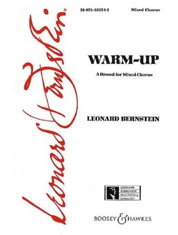 Leonard Bernstein Warm Up - SATB a Cappella (noty na sborový zpěv) Must-Have