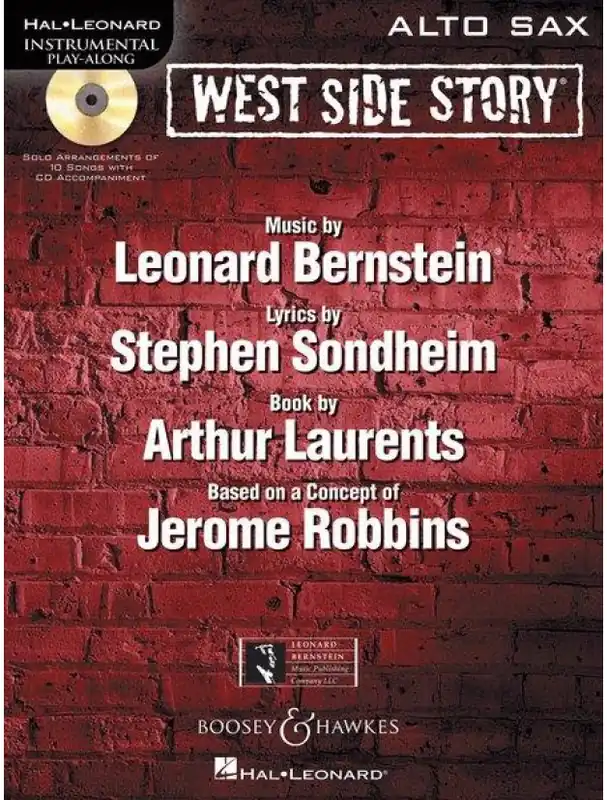 Časově Omezené Leonard Bernstein West Side Story (noty na altsaxofon) (+audio)