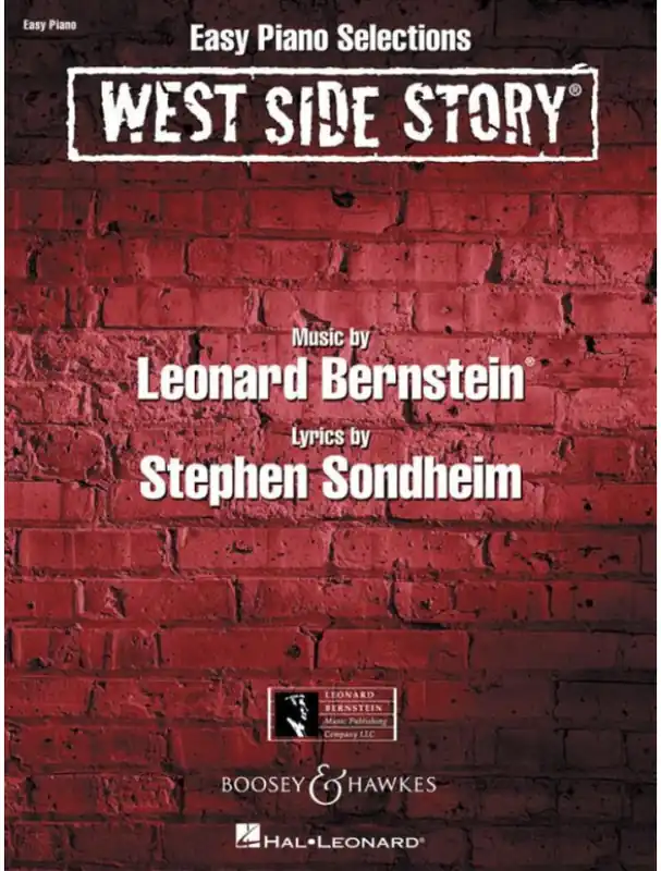 Novinka Leonard Bernstein West Side Story (noty na snadný klavír)