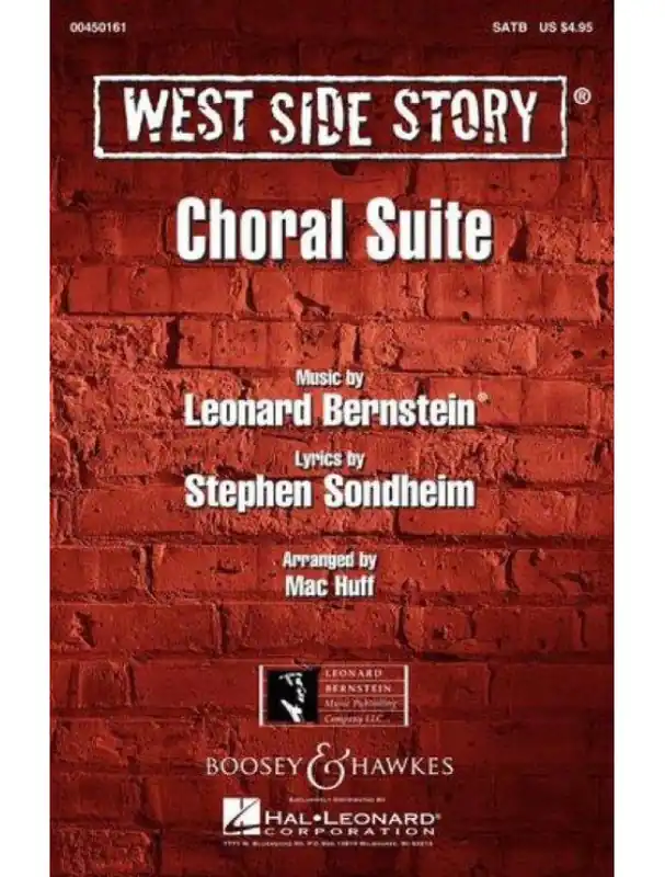 Hit Sezóny Leonard Bernstein West Side Story - Choral Suite - SATB (noty na sborový zpěv, klavír) - SADA 5 ks