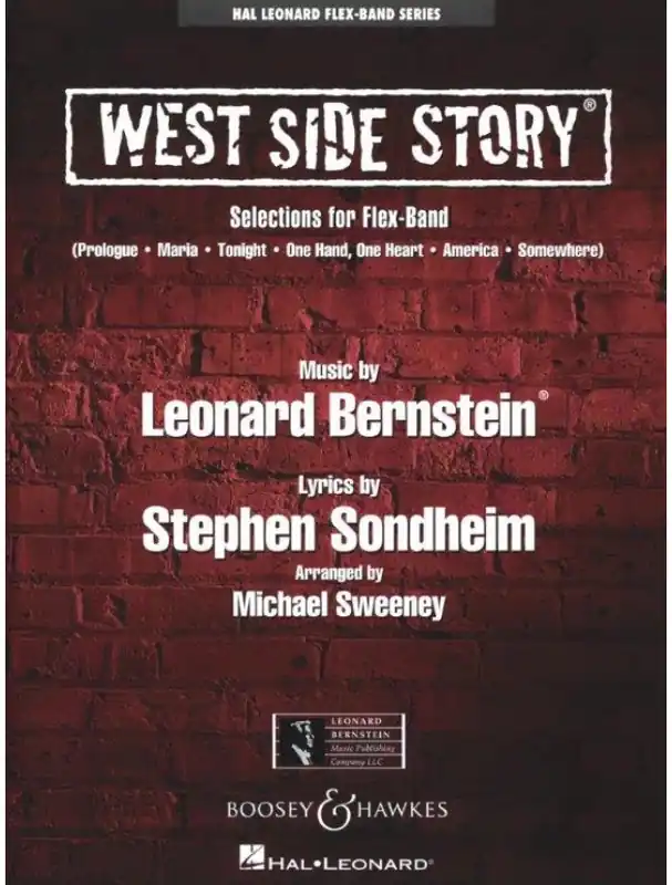 Nízká Cena Leonard Bernstein West Side Story - Selections (noty pro flexibilní orchestr, party, partitura)