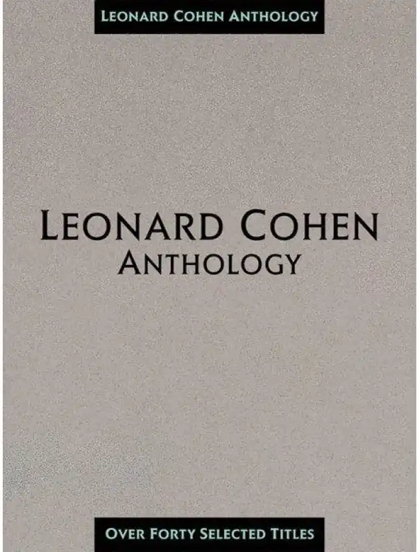 Novinka Leonard Cohen Anthology (noty na klavír, zpěv, akordy na kytaru)