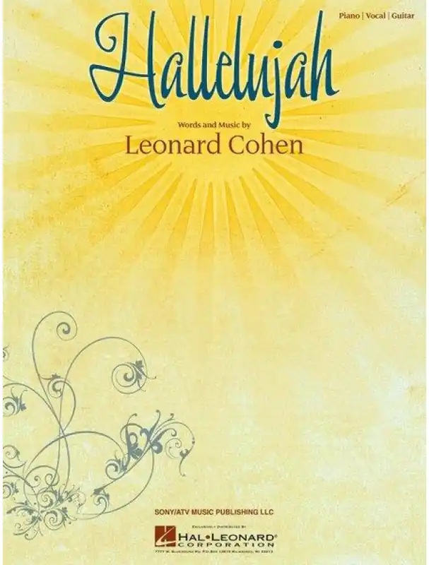 Leonard Cohen Hallelujah (noty na klavír, zpěv, akordy na kytaru) Výhodná Nabídka