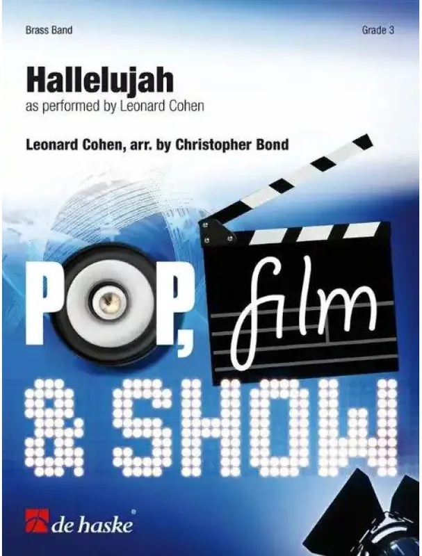Leonard Cohen Hallelujah (noty pro žesťový dechový orchestr, party, partitura) Ověřený