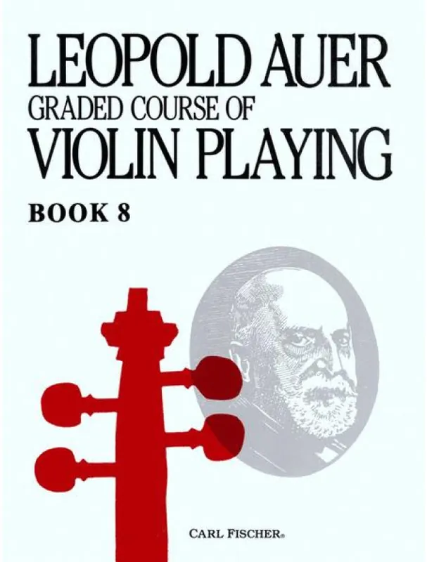 Leopold Auer Graded Course of Violin Playing 8 (noty na housle) Nízká Cena
