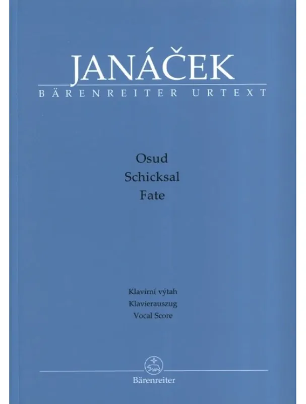 Akční Cena Leoš Janáček Fate (noty na sborový zpěv, klavír)