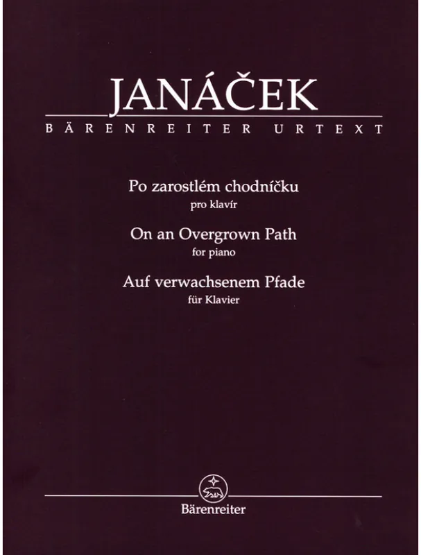 Leoš Janáček On An Overgrown Path / Po zarostlém chodníčku (noty pro klavír) Finální Výprodej