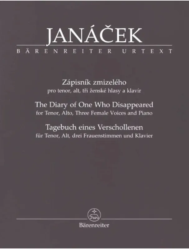 Leoš Janáček The Diary of One Who Disappeared (noty na sborový zpěv, klavír) Akční Cena