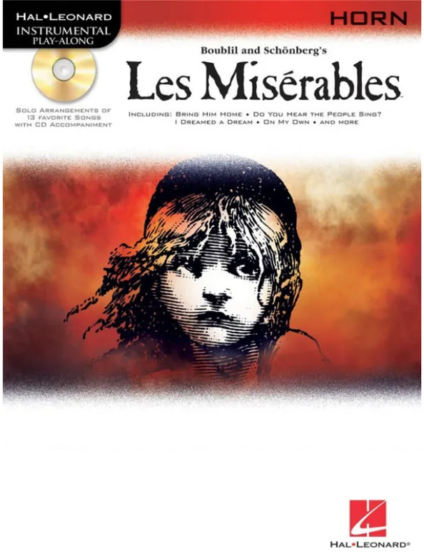 Les Miserables / Bídníci (noty na lesní roh) (+audio) Sleva